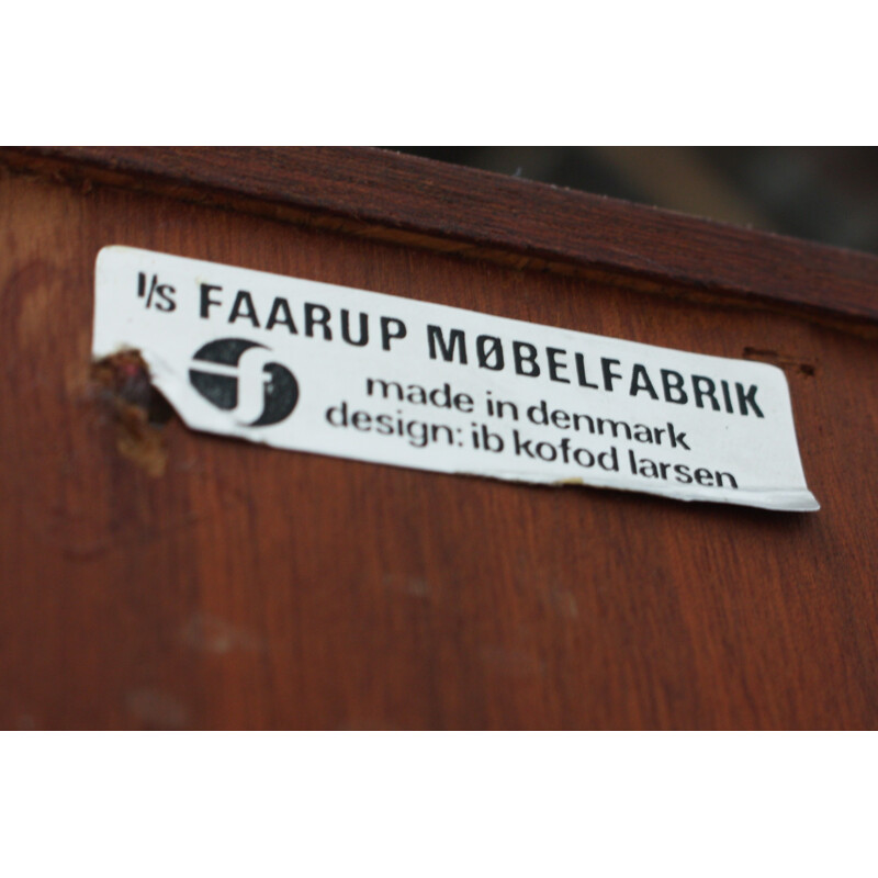 Pair of Vintage Rosewood Cabinets by Ib Kofod Larsen for Faarup Møbelfabrik - 1960s