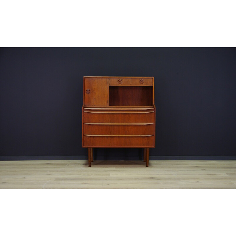 Danish Teak Retro Secretaire Vintage - 1960s 