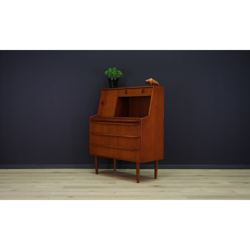 Danish Teak Retro Secretaire Vintage - 1960s 