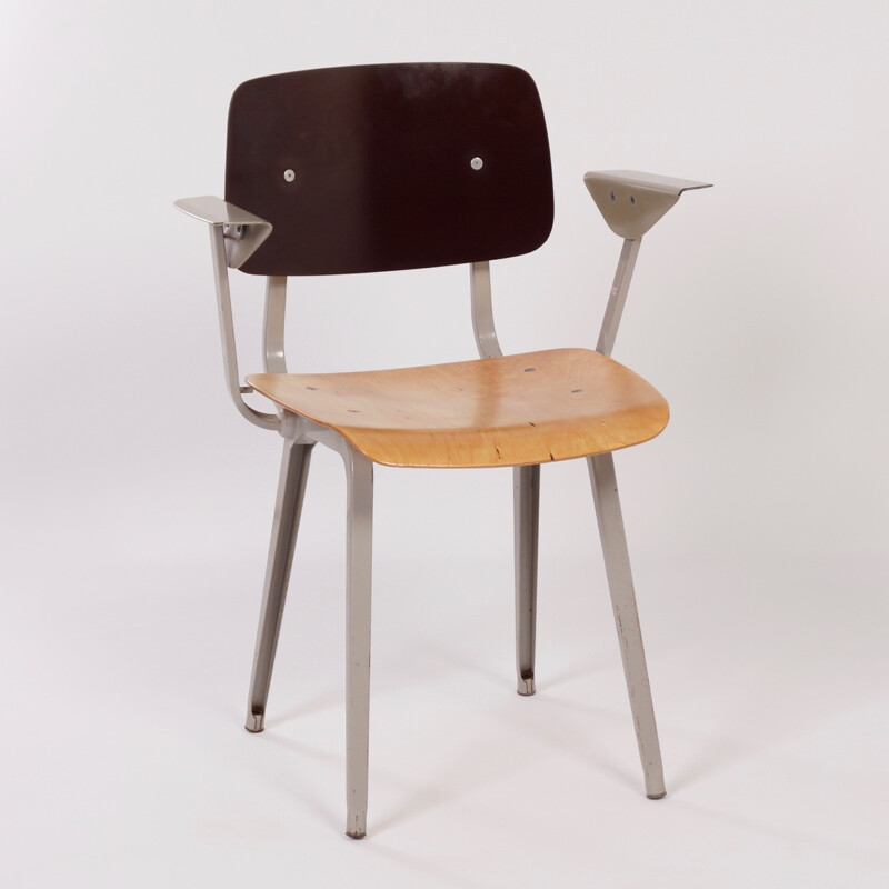 Revolt Chair with Armrests by Friso Kramer for Ahrend de Circel - 1950s