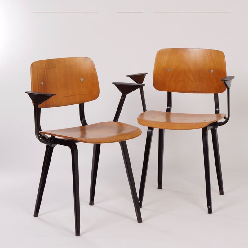 Revolt Chair with Armrests by Friso Kramer for Ahrend de Circel - 1960s