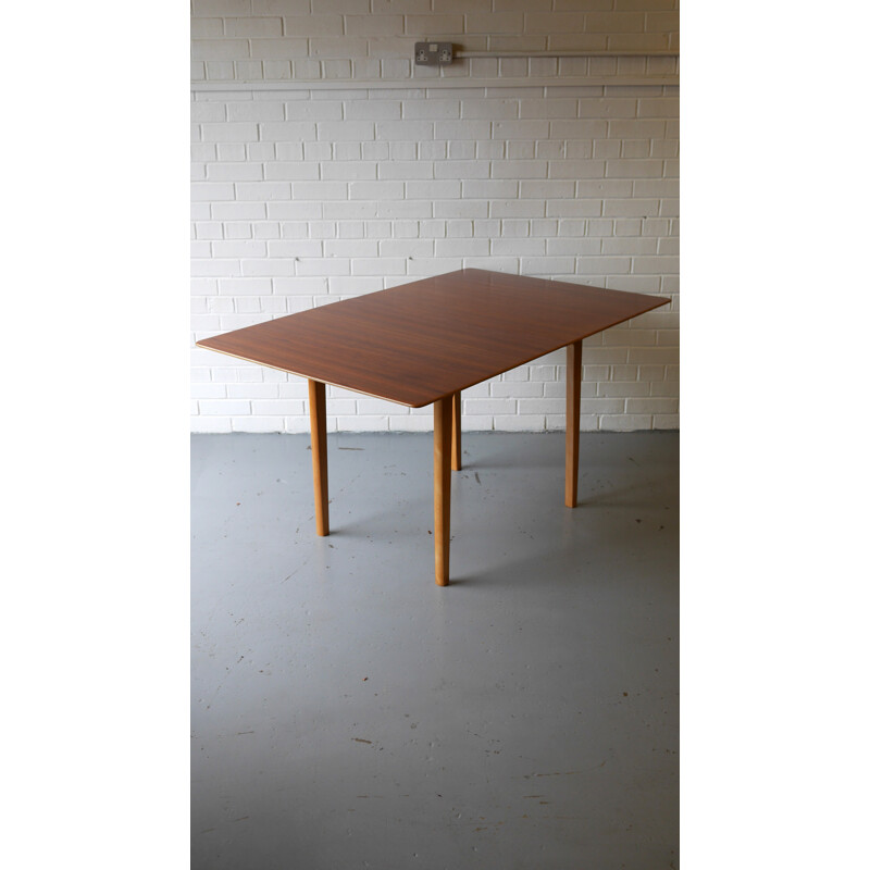 Vintage dining table by Robin Day for Hille - 1950s