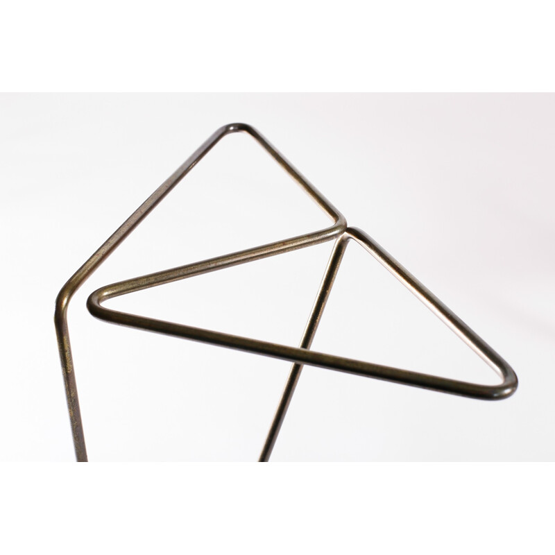 Brass and Cast Iron Umbrella Stand - 1960s