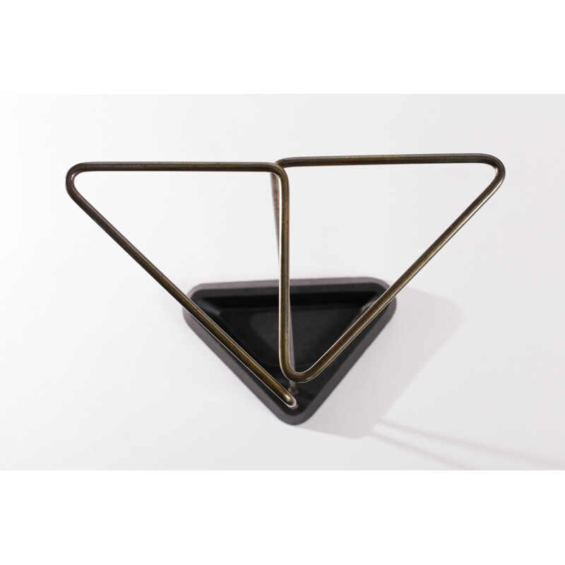 Brass and Cast Iron Umbrella Stand - 1960s