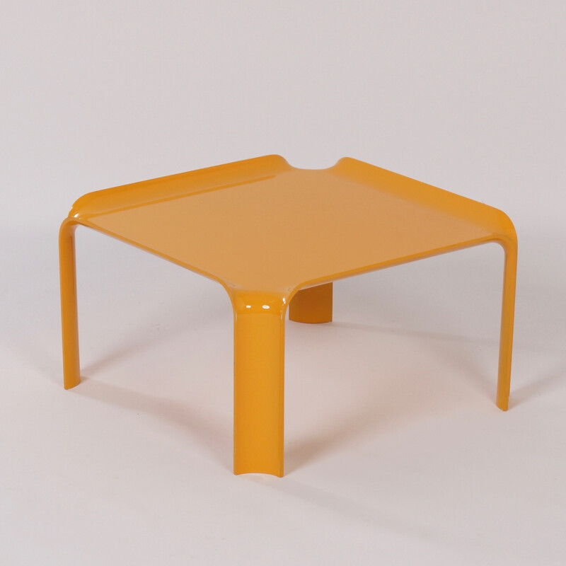 Yellow Coffee Table 877 by Pierre Paulin for Artifort - 1960s