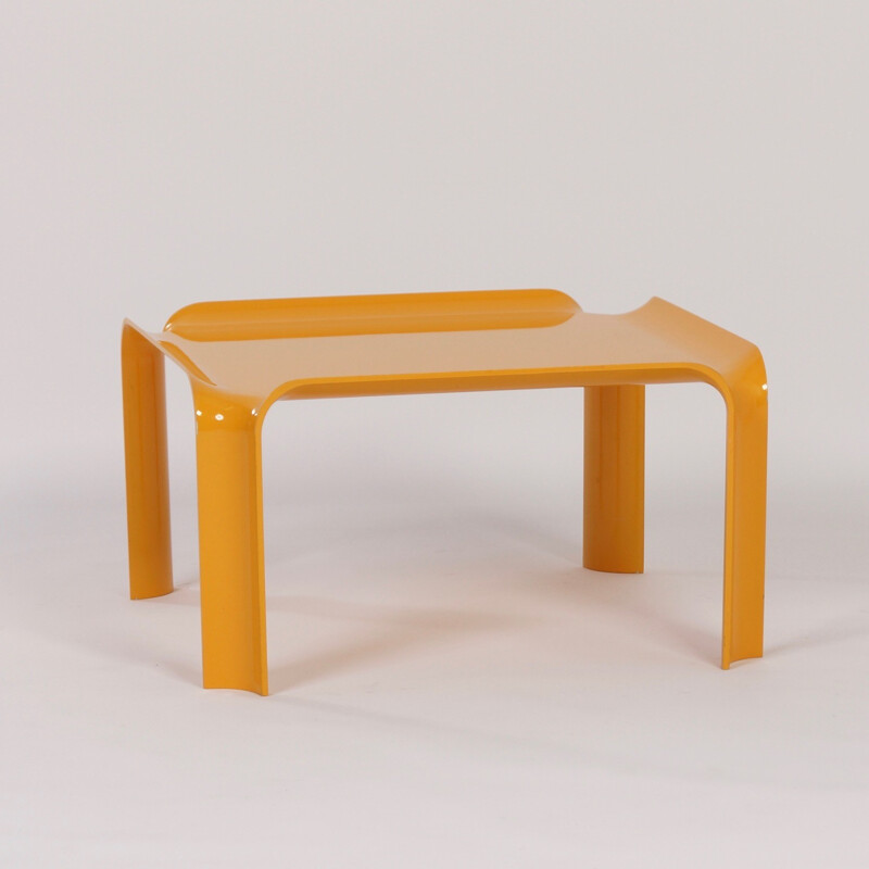 Yellow Coffee Table 877 by Pierre Paulin for Artifort - 1960s