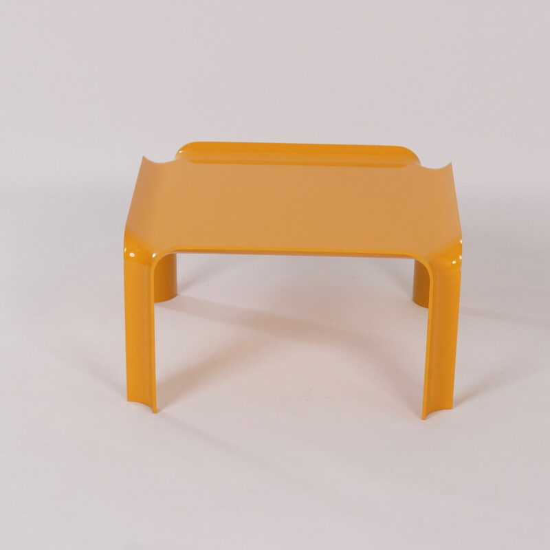 Yellow Coffee Table 877 by Pierre Paulin for Artifort - 1960s