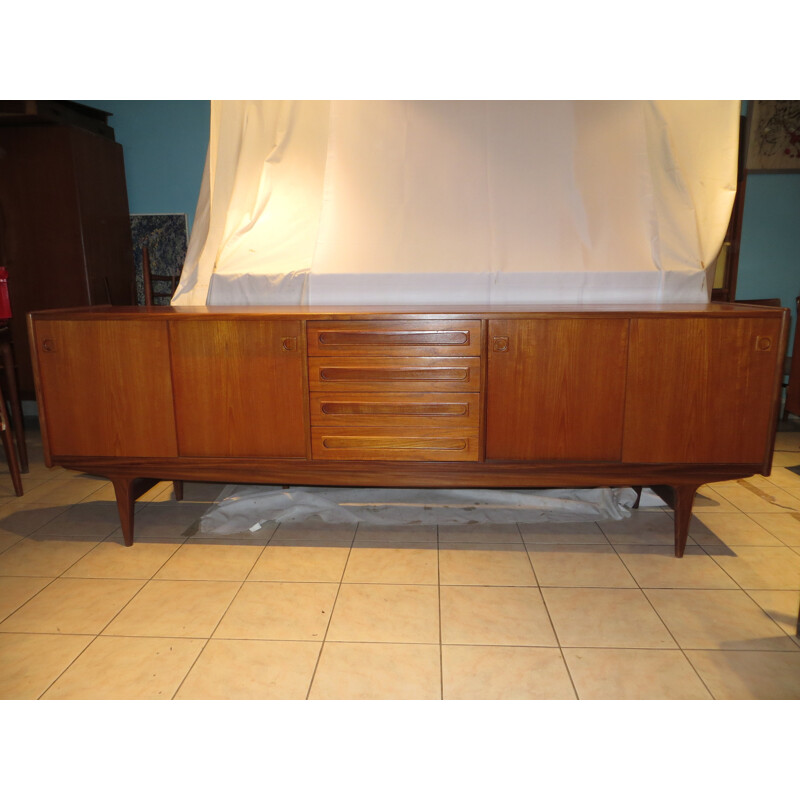 Scandinavian sideboard in teak, Johannes ANDERSEN - 60