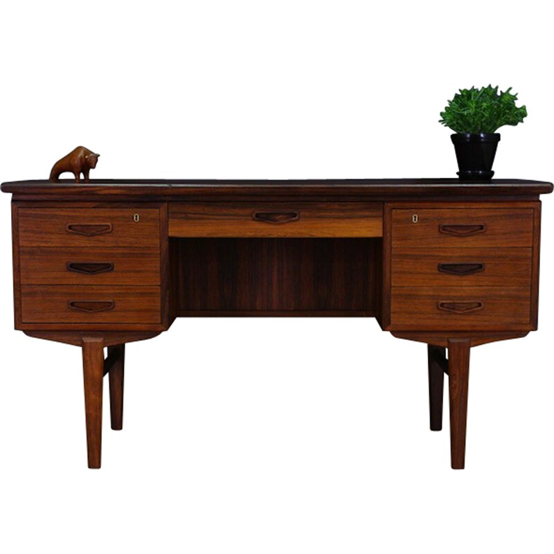 Writting Desk Danish Unique Rosewood Retro - 1960s