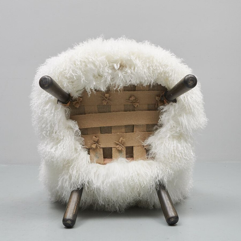 Vintage "Clam Chair" by Philip Arctander - 1940s