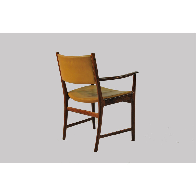 Pair of vintage rosewood armchairs by Kai Lyngfeldt Larsen for Soren Willadsen, Denmark 1960