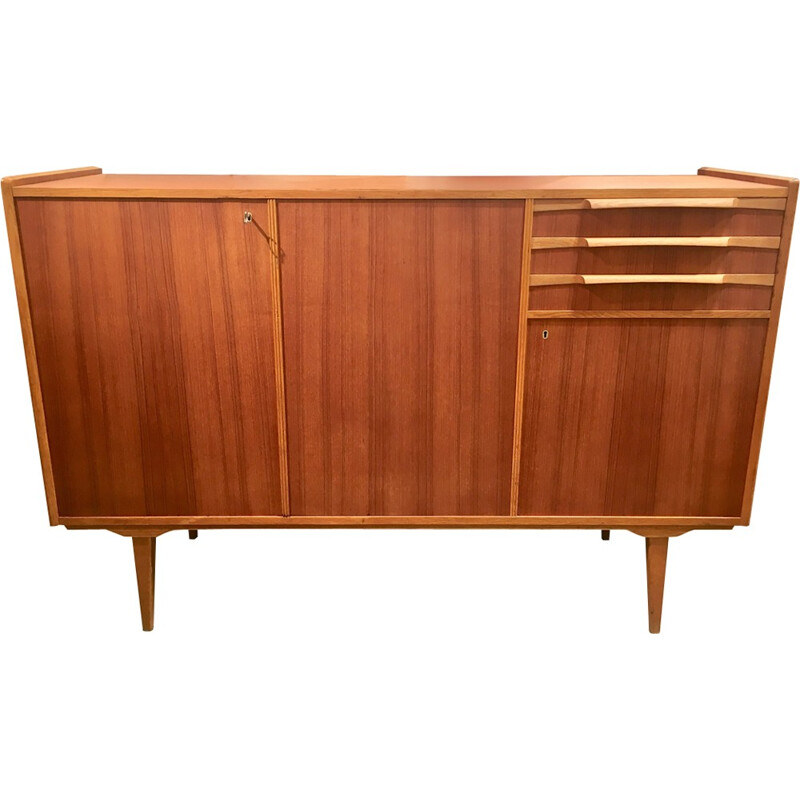 Enfilade Vintage Scandinave en Teck - 1960