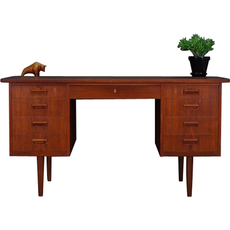 Scandinavian Vintage Teak Writting Desk - 1970s