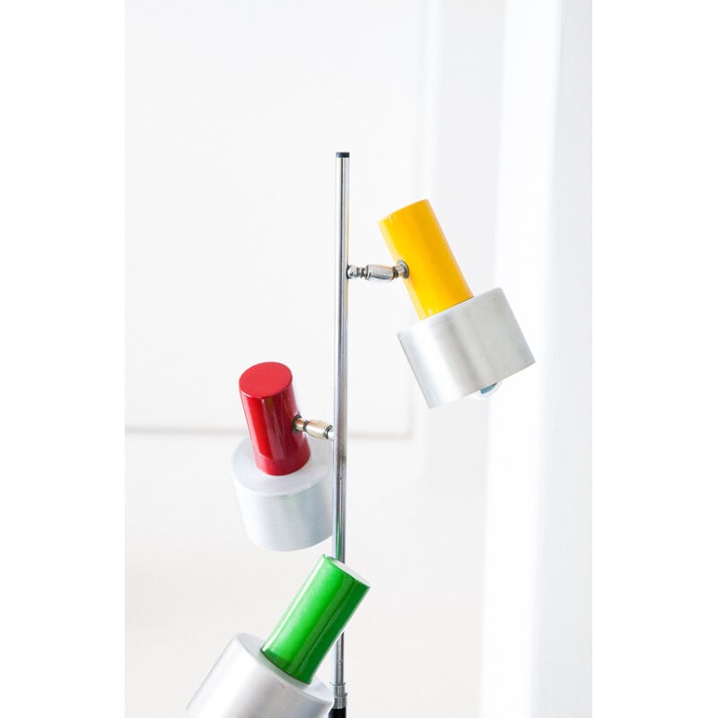 Italian Multicolored Floor Lamp - 1960s