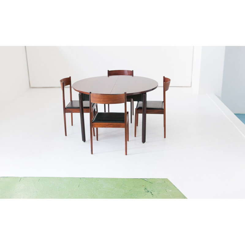 Set of dining room in Rosewood for Stildomus - 1960s