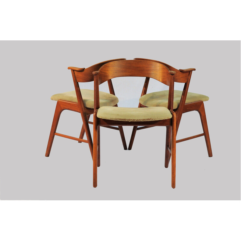 Set of 6 Teak Dining Chairs,  Model 32 by Kai Kristiansen - 1960s 