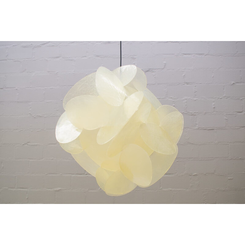 Large Fiberglass Hanging Lamp by Enrico Botta for Sundown - 1960s