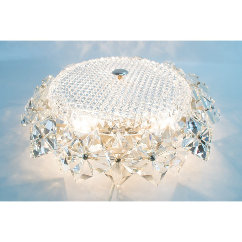 Lot de 2 Plafonnier en Crystal pour Kinkeldey - 1960