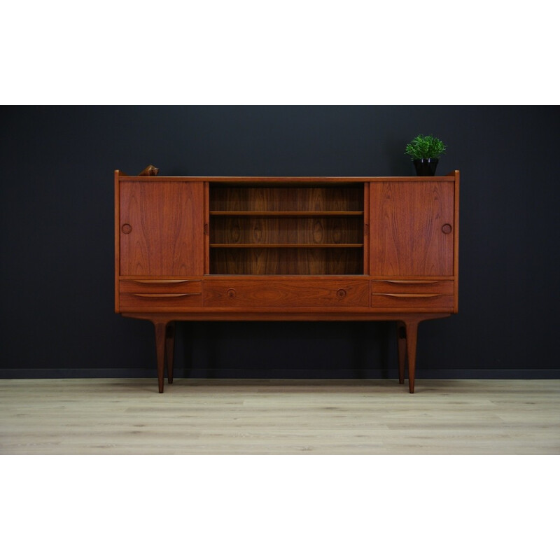 Vintage Danish Highboard in Teak - 1960s