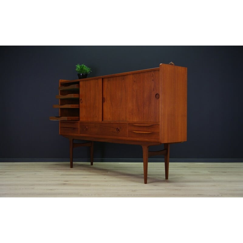 Vintage Danish Highboard in Teak - 1960s