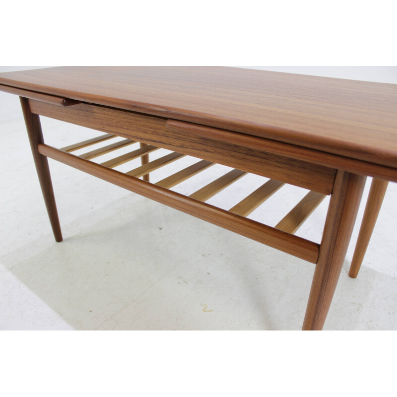 Table basse vintage extensible danoise - 1960