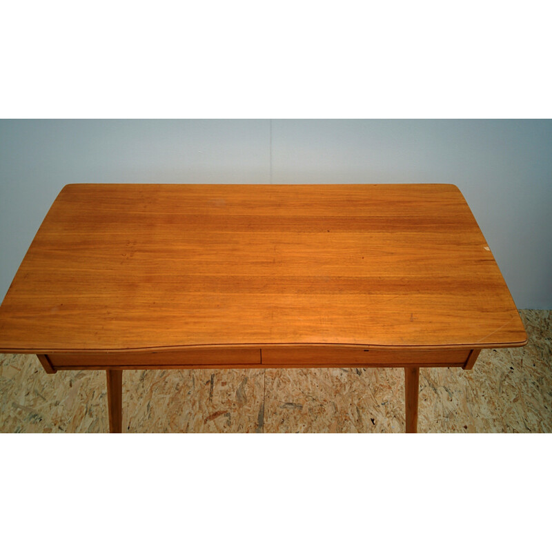 Vintage German desk in teak - 1970s