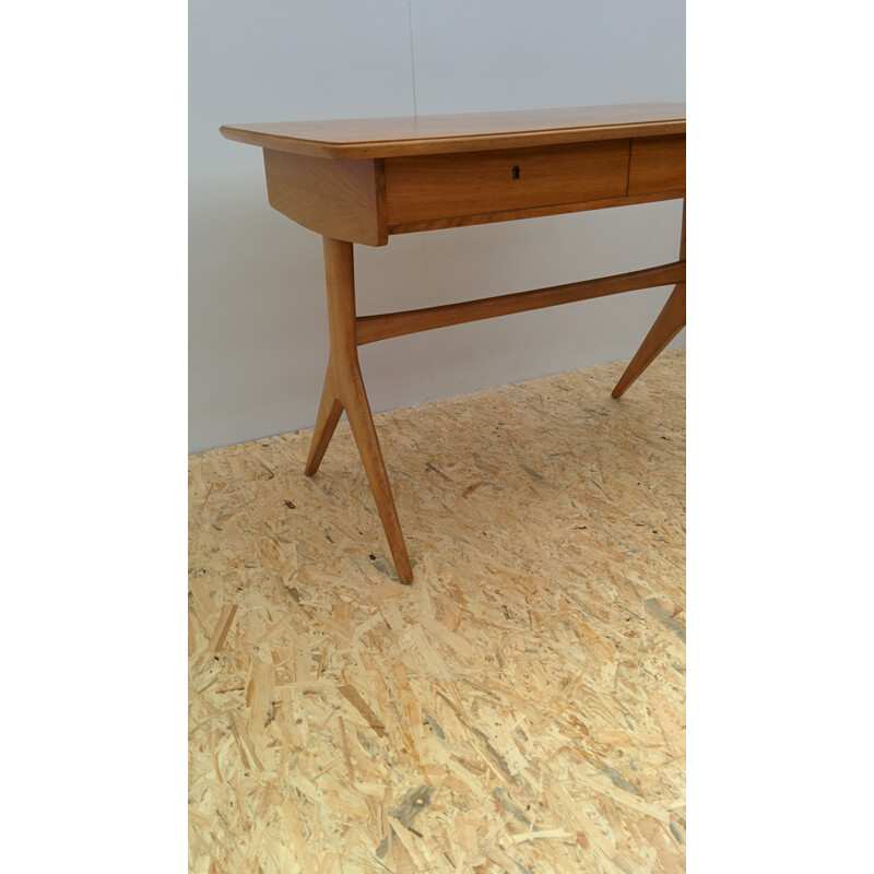 Vintage German desk in teak - 1970s