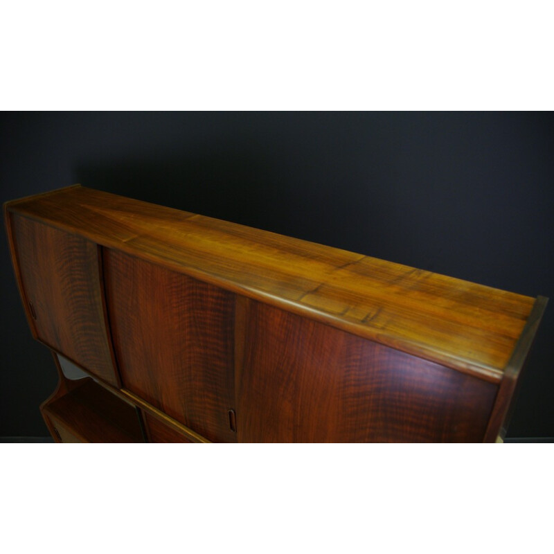 Danish Rosewood Highboard by Poul M. Jessen - 1960s