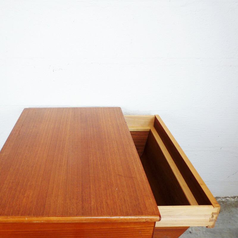 Scandinavian teak sewing box - 1960s