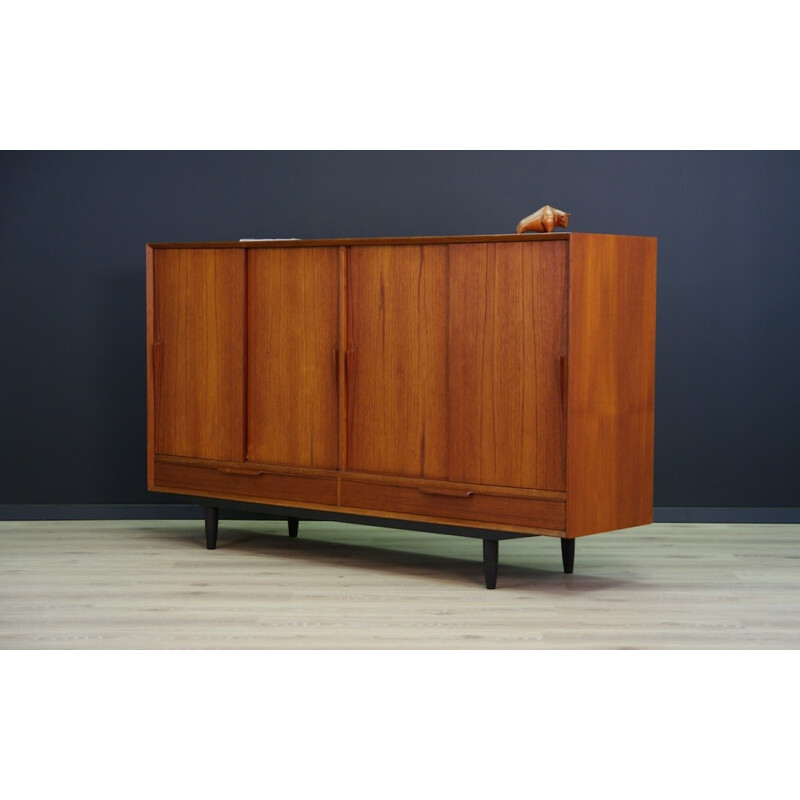 Danish Teak Highboard, Gunni Omann for Omann Jun, Model 13 - 1960