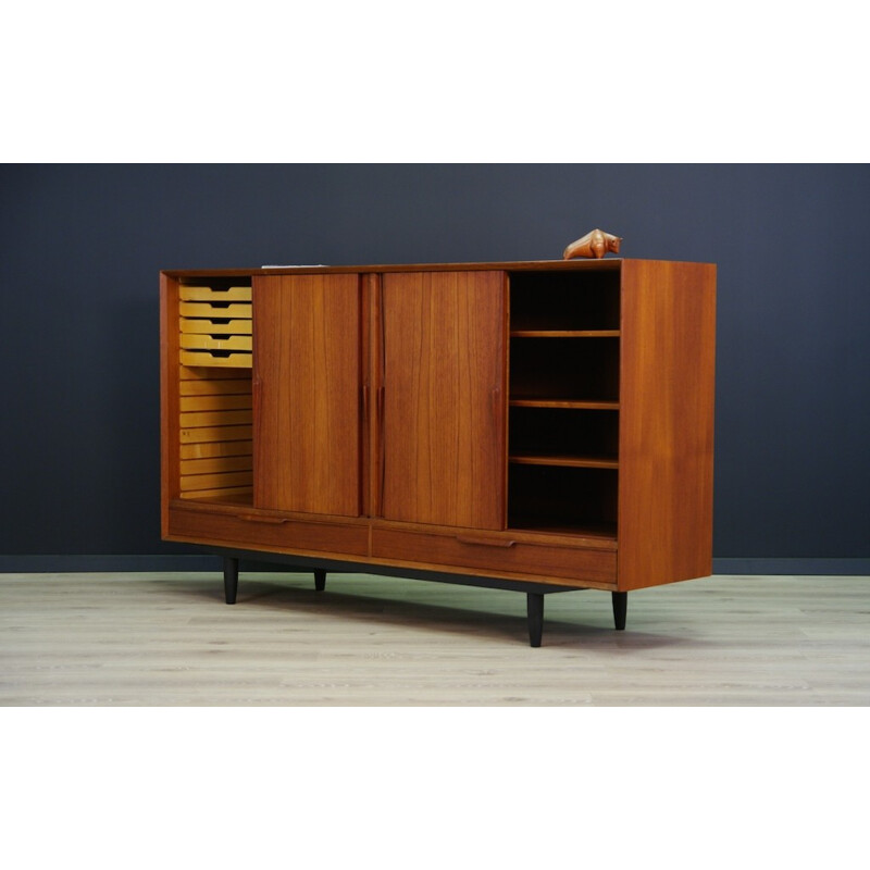 Danish Teak Highboard, Gunni Omann for Omann Jun, Model 13 - 1960