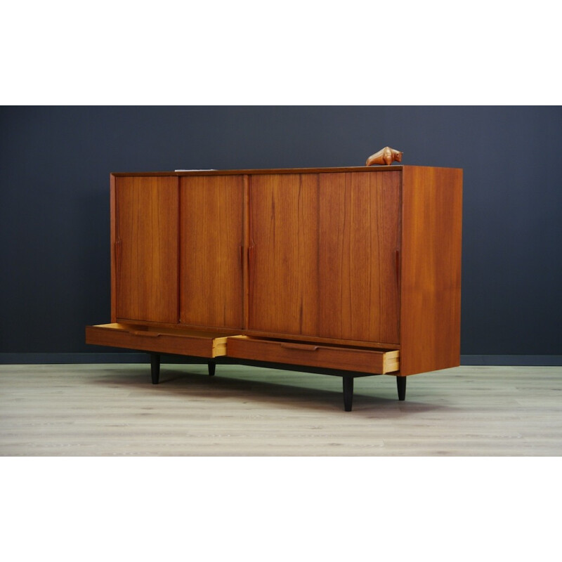 Danish Teak Highboard, Gunni Omann for Omann Jun, Model 13 - 1960