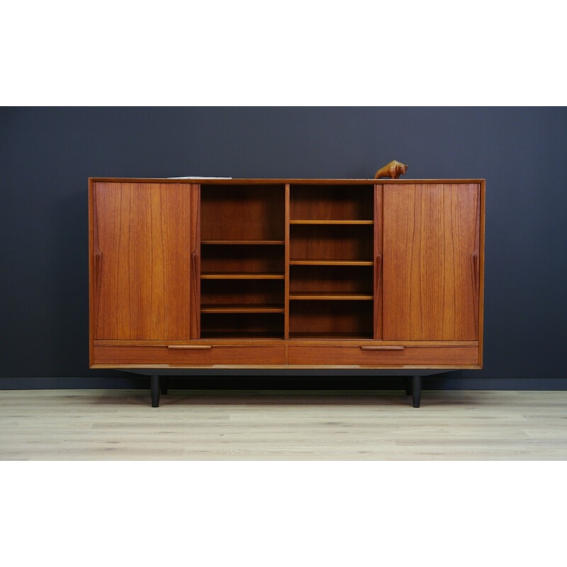 Danish Teak Highboard, Gunni Omann for Omann Jun, Model 13 - 1960