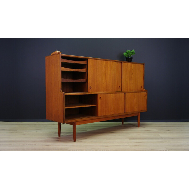 Danish Teak Highboard by Johannes Andersen - 1960s