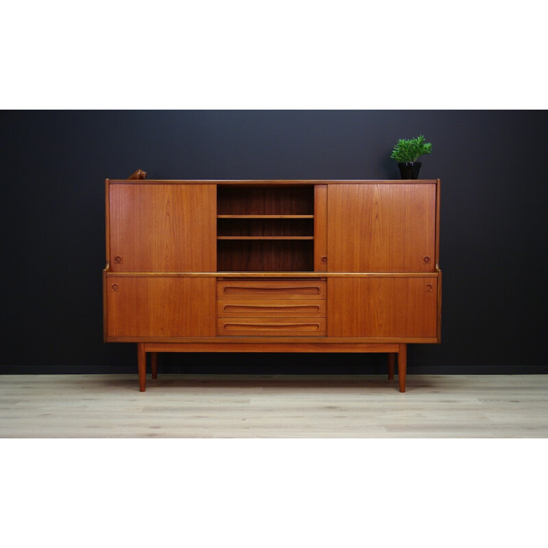 Danish Teak Highboard by Johannes Andersen - 1960s