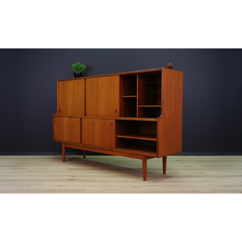 Danish Teak Highboard by Johannes Andersen - 1960s