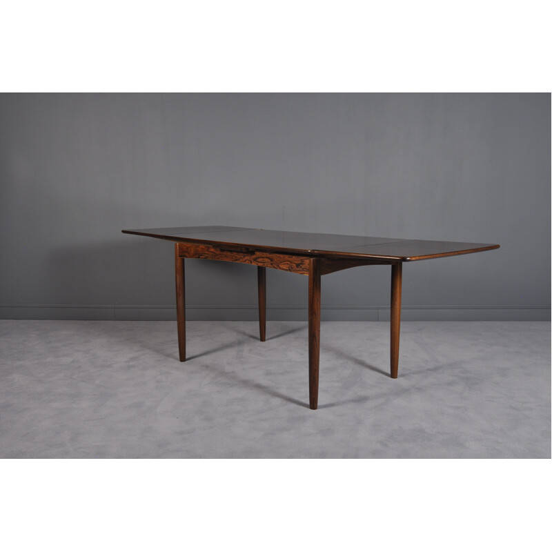 Danish Brazilian Rosewood Extendable Dining Table - 1960s