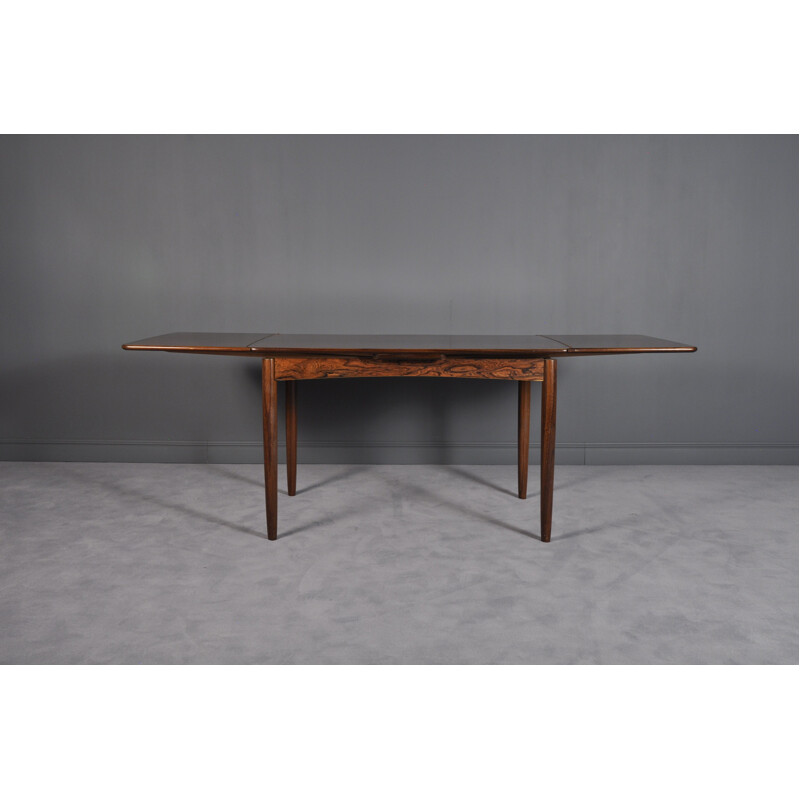 Danish Brazilian Rosewood Extendable Dining Table - 1960s