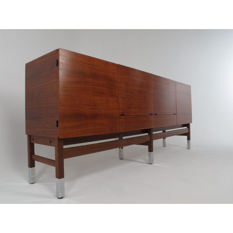 Rosewwod Sideboard by Robert Debiève for Minvielle - 1960s 