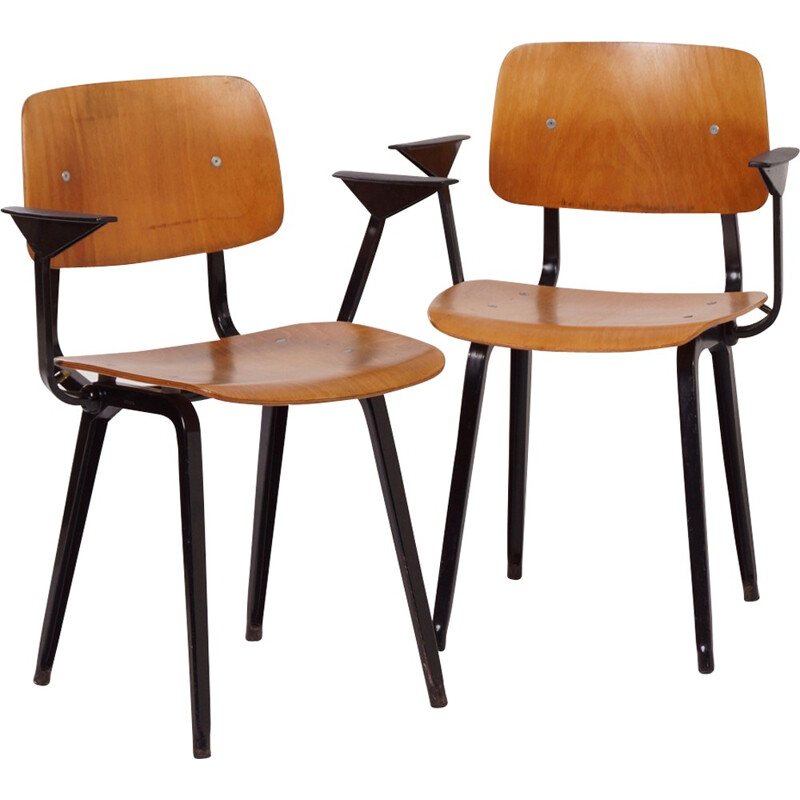 Revolt Chair with Armrests by Friso Kramer for Ahrend de Circel - 1960s