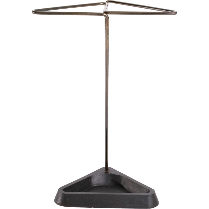 Brass and Cast Iron Umbrella Stand - 1960s