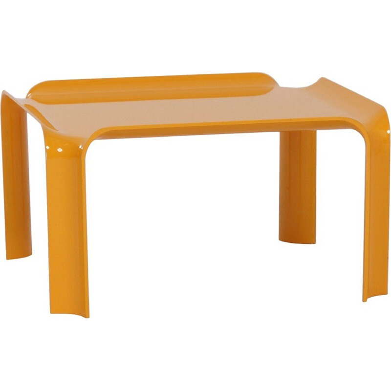 Yellow Coffee Table 877 by Pierre Paulin for Artifort - 1960s