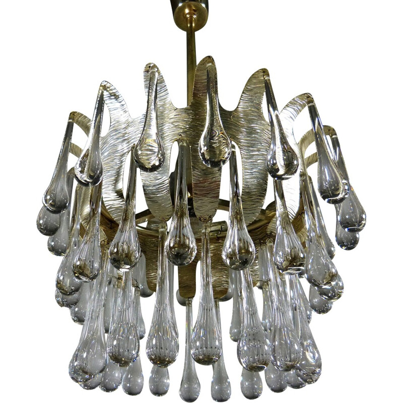 Silver Plated Hanging Lamp - 1960s