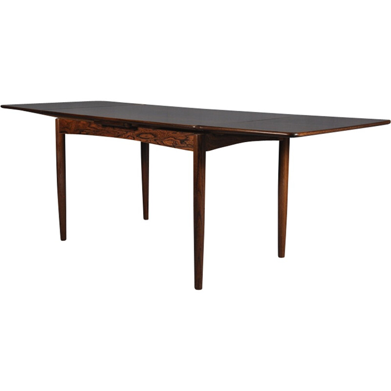 Danish Brazilian Rosewood Extendable Dining Table - 1960s