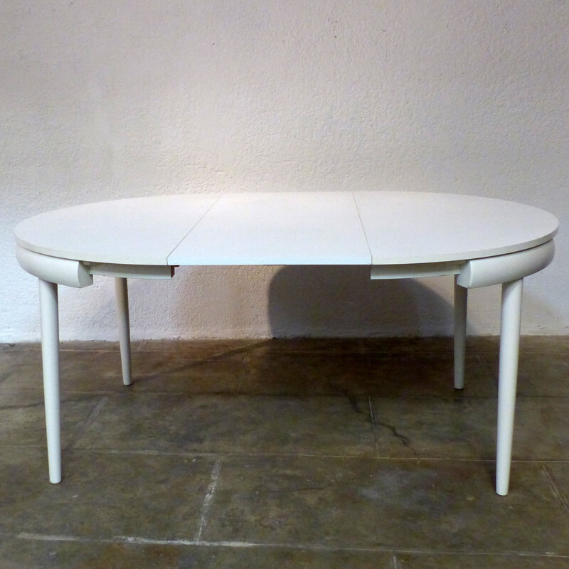 White Table and Chairs by Hans Olsen - 1960s