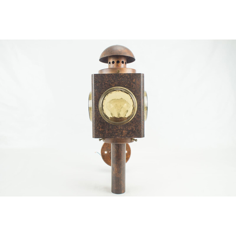 Vintage-Lampe aus Kupfer, 1960