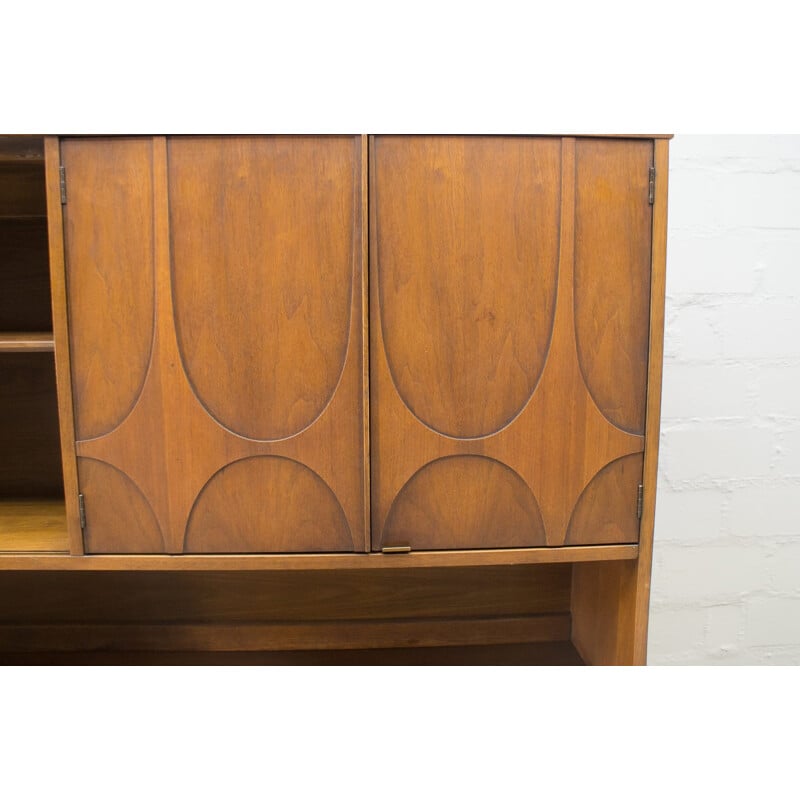 Sideboard with Upper Showcase Section from Broyhill Brasilia - 1960s