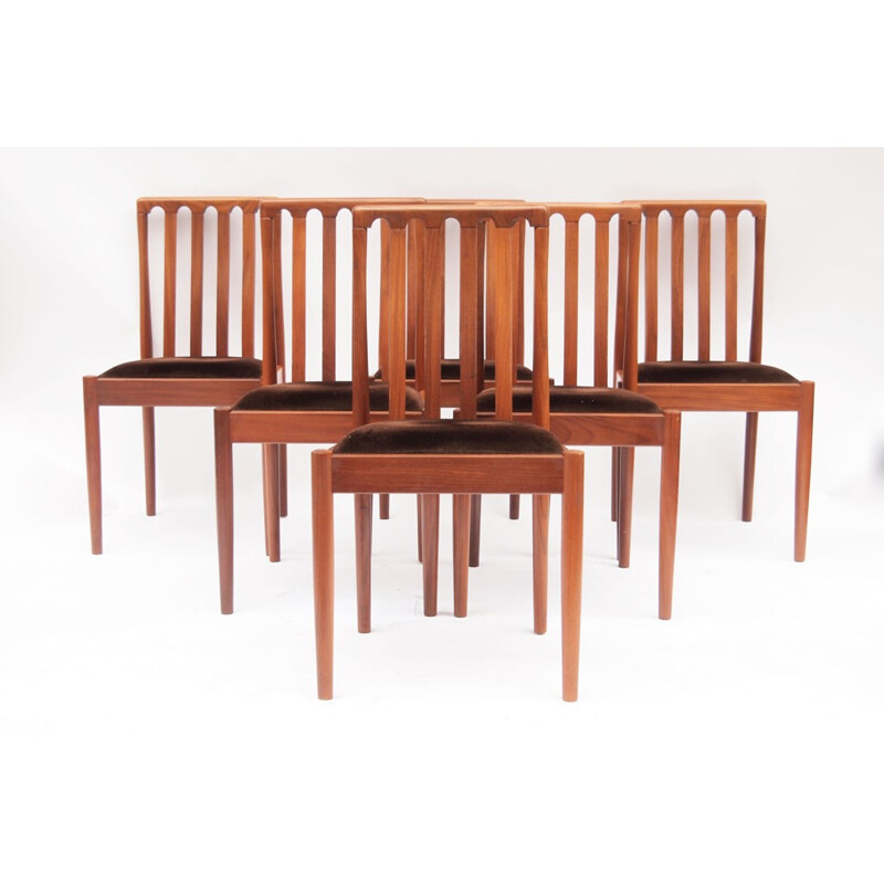 Set of 6 Danish chairs - 1950s