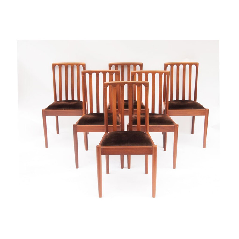 Ensemble 6 chaises danoise - 1950