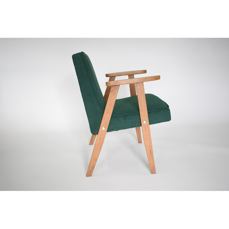 Armchair vintage green fir - 1960s